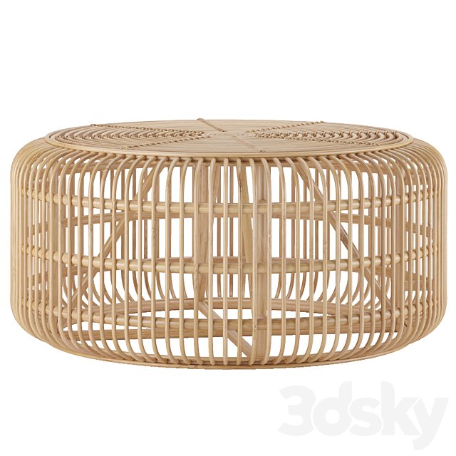 Meja Rattan Coffee Table