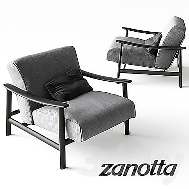 Zanotta Sushi Armchair Grey