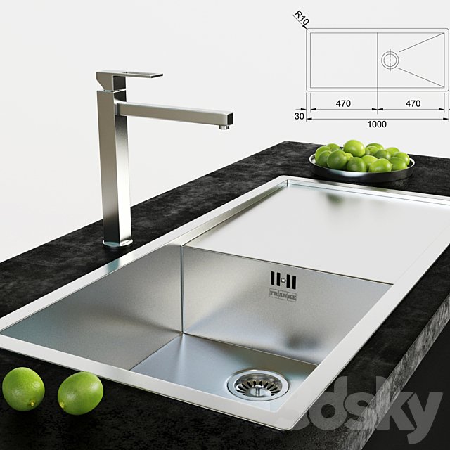 franke sink and faucet