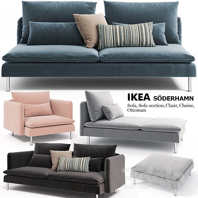 Sofas, chairs, couch, ottoman Ikea SODERHAMN