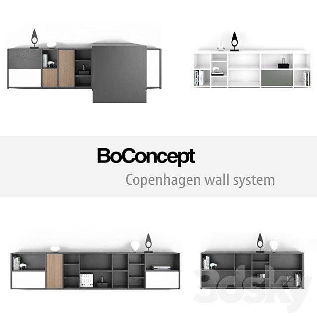 BoConcept Copenhagen wall system | set 8