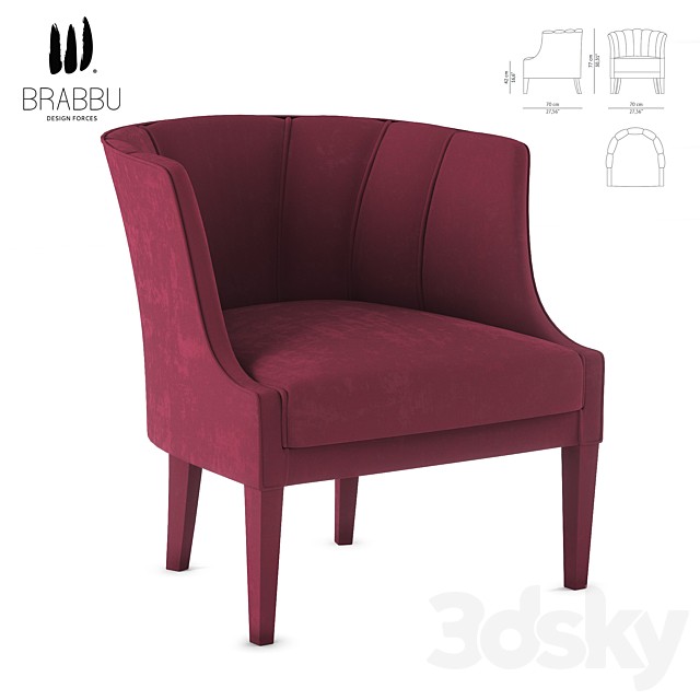BEGONIA ARMCHAIR by BRABBU