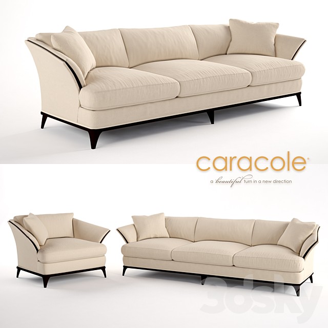 A SIMPLE LIFE chair and sofa by Caracole