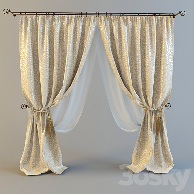 curtains with podhvatami