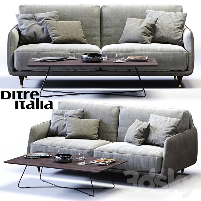 Ditre Italia ELLIOT 2-er Maxi Sofa