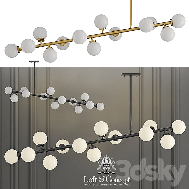 Lamp Bubble Stik Chandelier