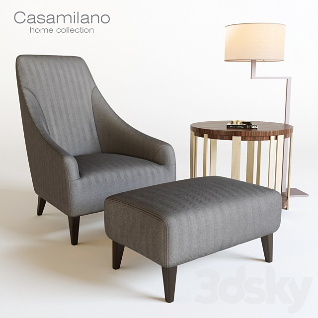 Armchair Casamilano Magenta