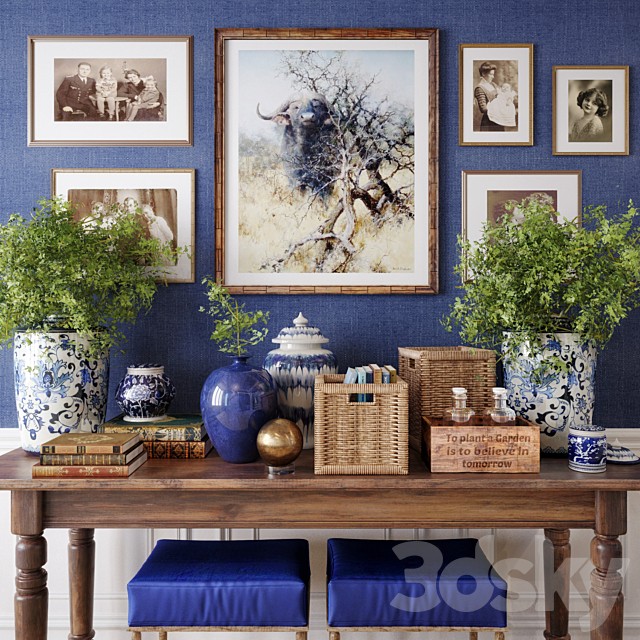 Decorative console set Chinese