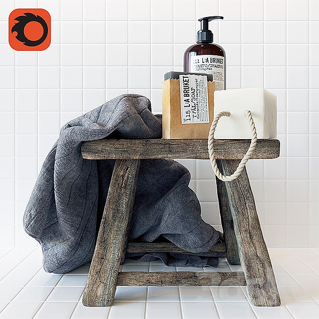 Rustic Bathroom Set