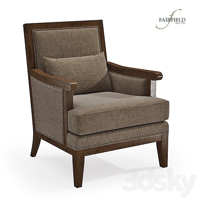 Wood Framed Lounge Chair by Fairfield Chair