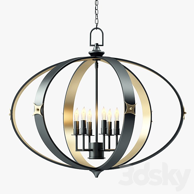 Currey and Company Huntsman Chandelier