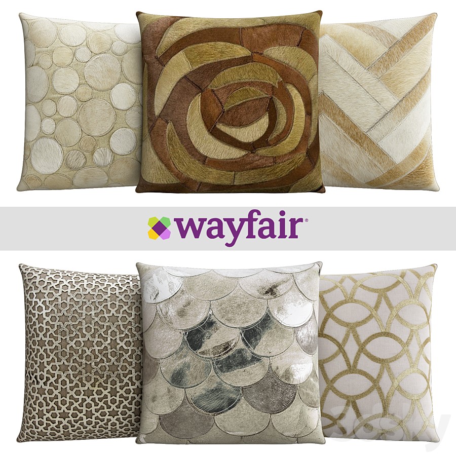 Decorative pillows from Wayfair shop