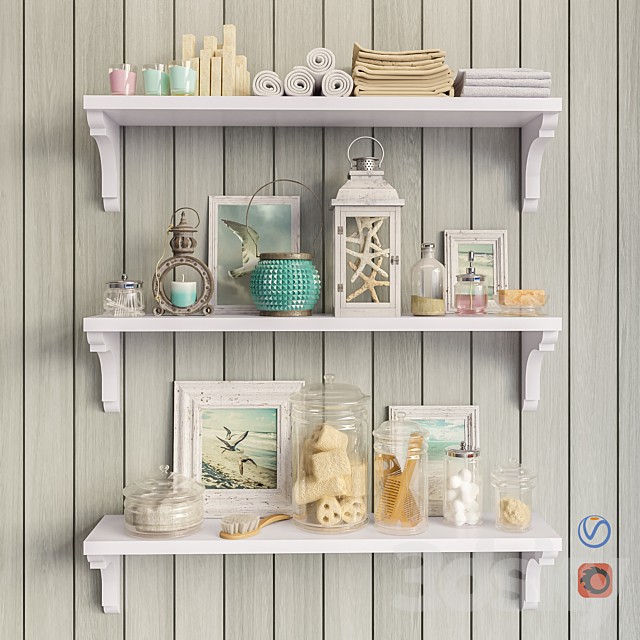 Decorative set for bathroom set 1