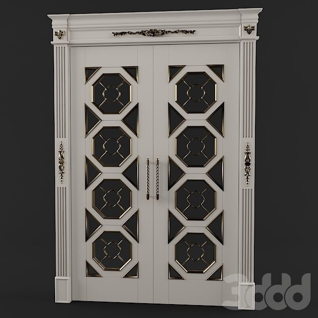 Classic double door