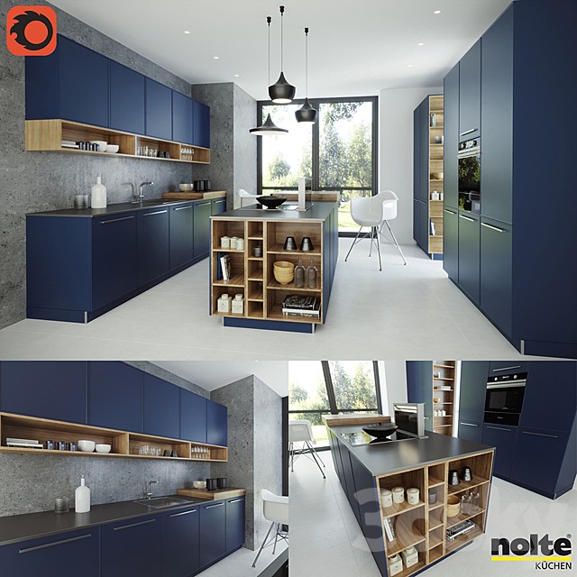 Nolte Carisma Lack Deep blue
