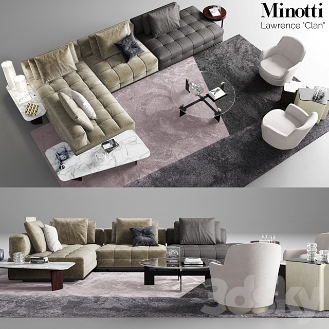 Minotti Lawrence Clan  Seating 2