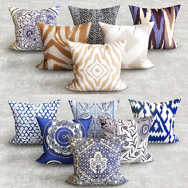 LANAI COLLECTION TRIBAL CIRCLE PILLOW