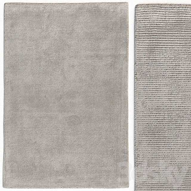 Carpet Benuta Lines Viscose Grey Rug