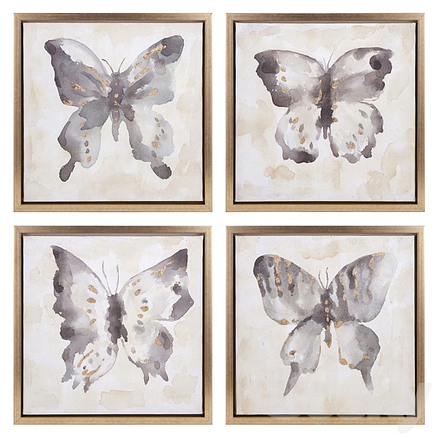 Butterfly 4 Piece