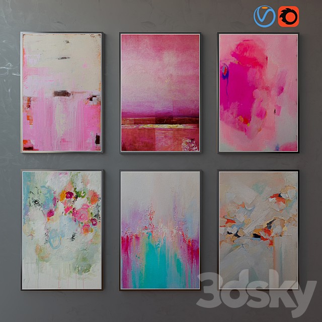 Collection of paintings, abstract art, part 7