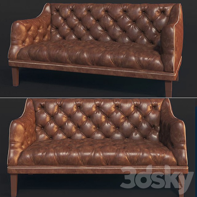 Sofa with buttons