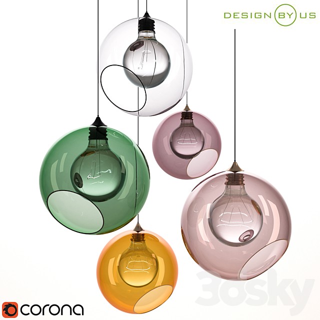 HANGING LAMP GLASS BALL CEILING LIGHTS Design BY US