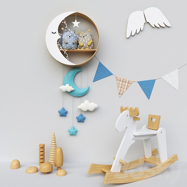 Toys, decor for children