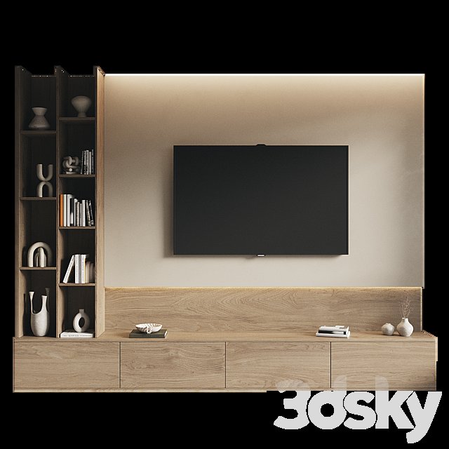 TV wall set 135
