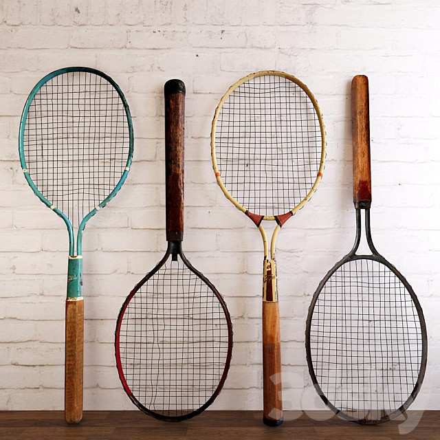 Dayton 1920s Metal Tennis Rackets