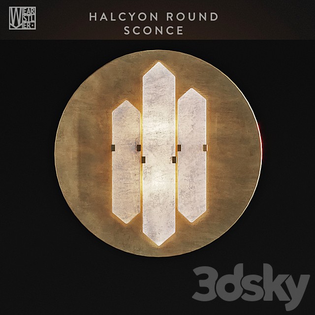 Kelly Wearstler HALCYON ROUND SCONCE