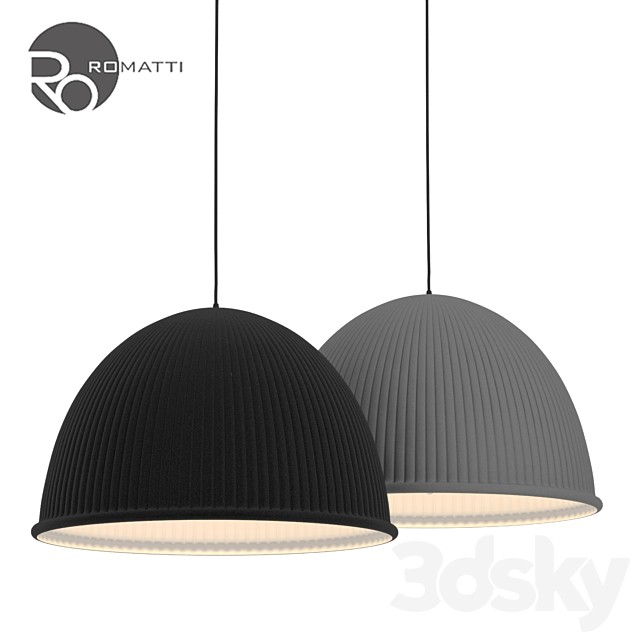 Suspension lamp Romatti Muuto Under the bell