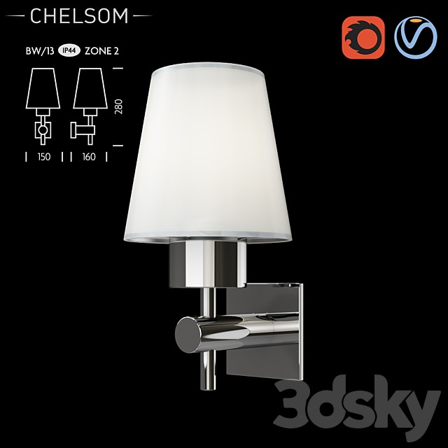 Chelsom Bathroom (IP44) BW 13