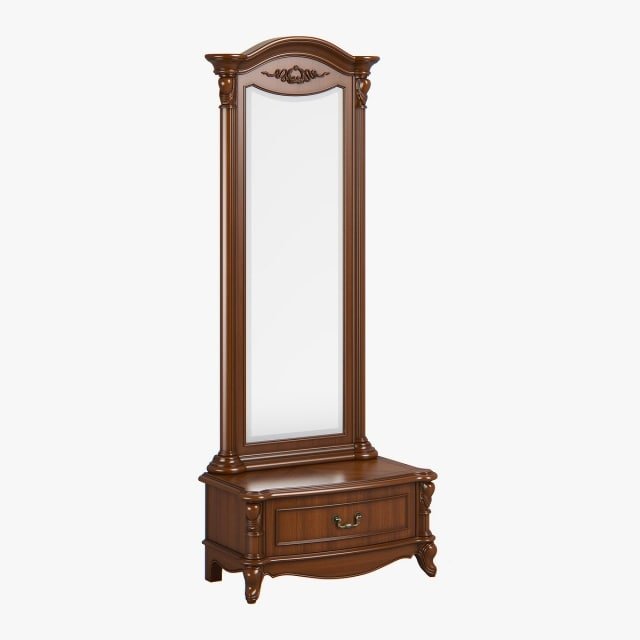 2616700 230-1 Carpenter Long mirror with drawer 847x450x2050