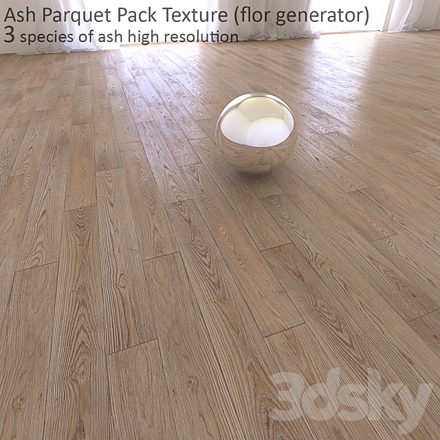 Parquet, ash - 3 types (MultiTexture + FloorGenerator)
