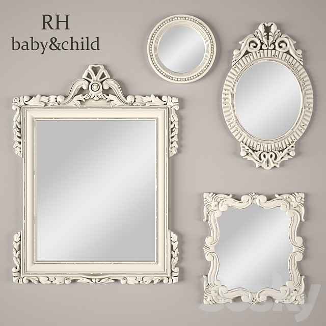 VINTAGE HAND-CARVED MIRRORS