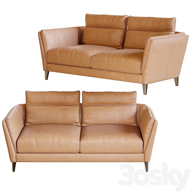 Bretagne 2 seater sofa by Poltrona Frau