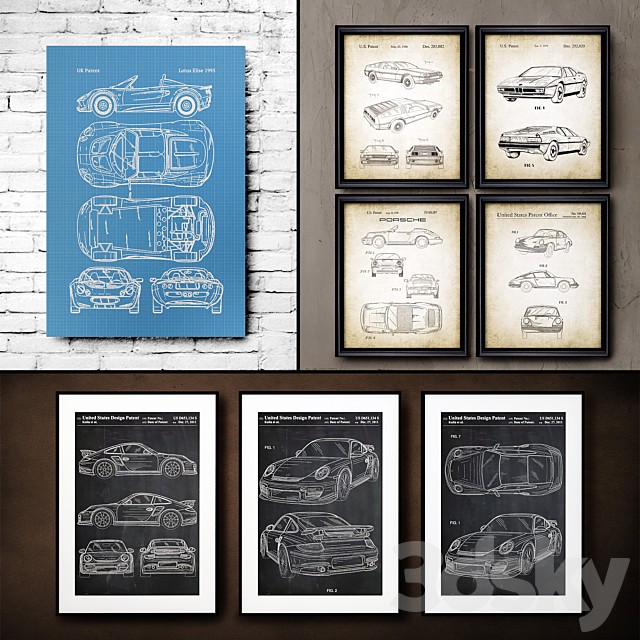 Picture in the frame. Collection 126. Car