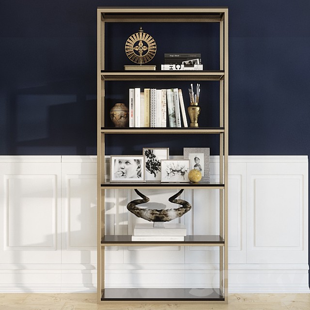 Shelf with decor
