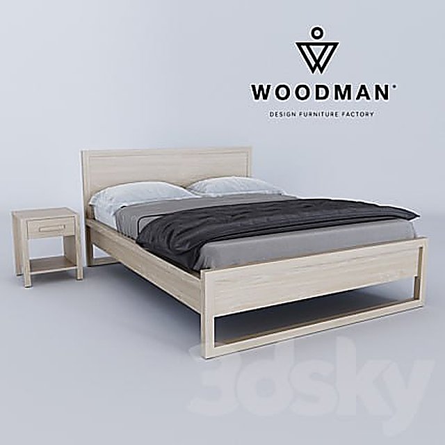 Woodman - Bed & Bedsides