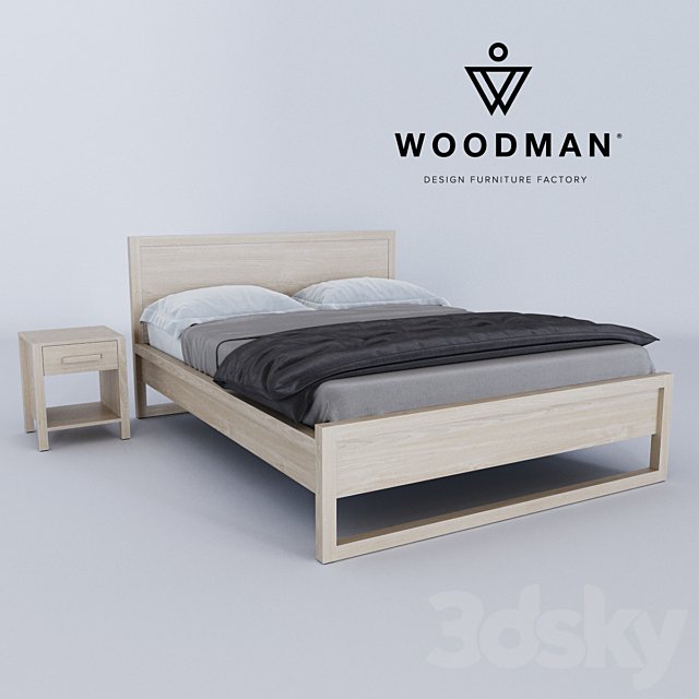 Woodman - Bed &amp; Bedsides