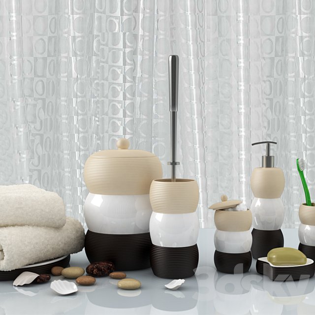 Set of bathroom accessories Sierra