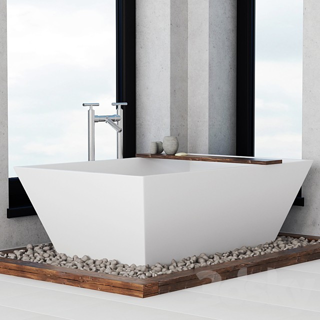 Bathroom on the pebble