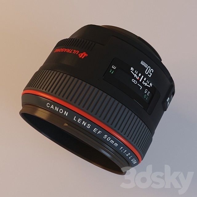 Lens Canon EF 50mm f-1.2L USM
