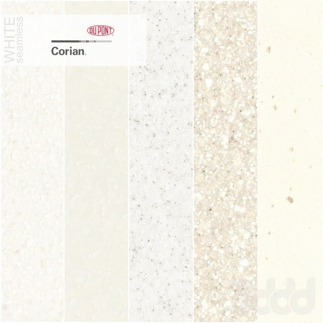 Dupont Corian Kitchen Countertops White