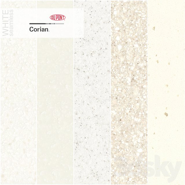 Dupont Corian Kitchen Countertops White