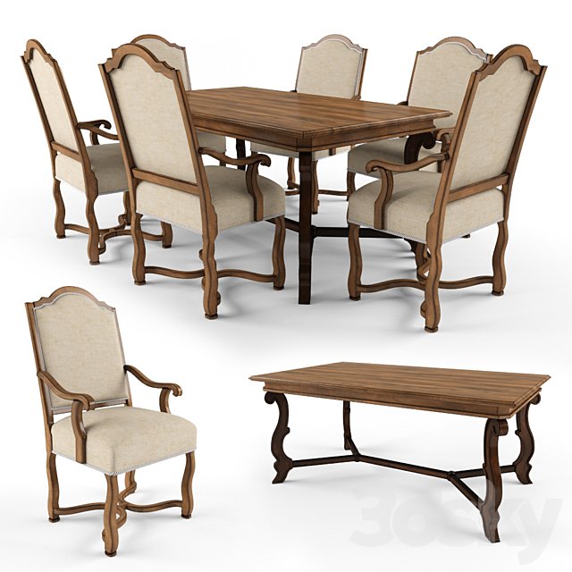 Century Furniture Table and Chairs