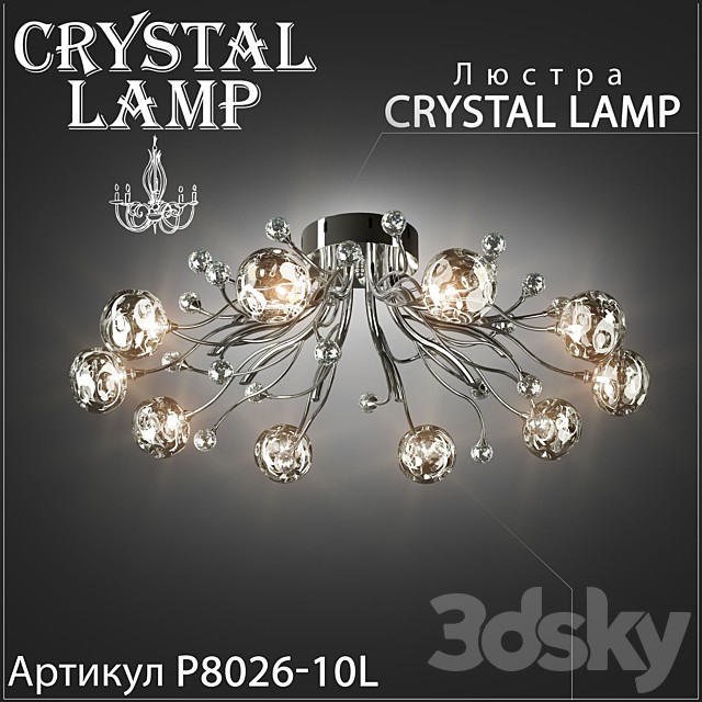 Chandelier Crystal lamp P8026-10L