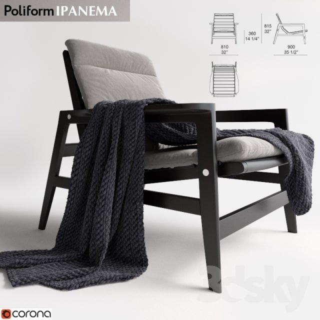 ARMCHAIRS - POLIFORM | Ipanema
