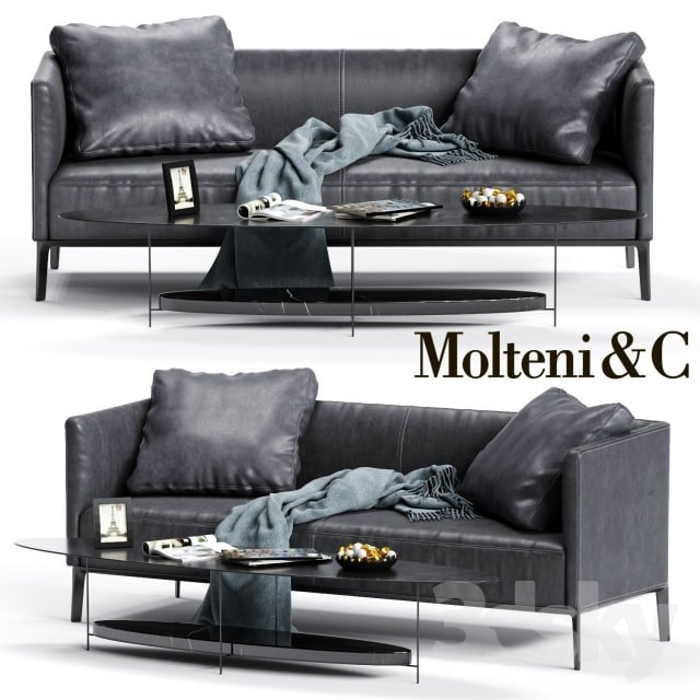 Molteni & C CAMDEN Low Backrest Sofa