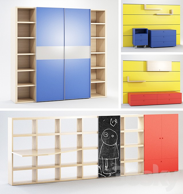 BATTISTELLA set of children's furniture